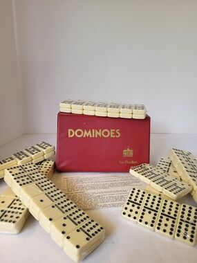 1992 Pavilion Dominoes Double- 12 Factory Sealed Tiles 91pc